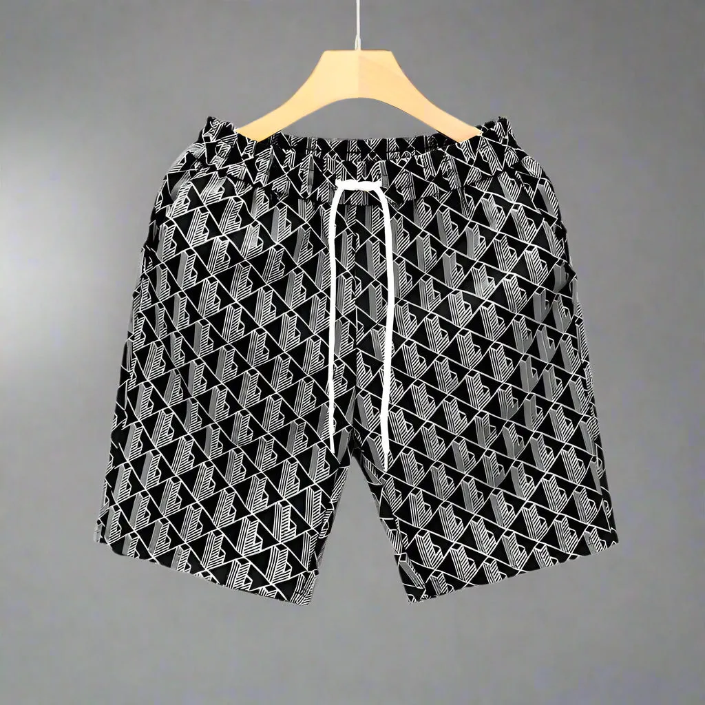 2025 New Summer Design Sense Casual Thin Shorts Men'S Trendy Five-Point Pants Loose Outer Wear Beach Large Pants