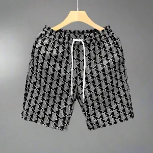 2025 New Summer Design Sense Casual Thin Shorts Men'S Trendy Five-Point Pants Loose Outer Wear Beach Large Pants