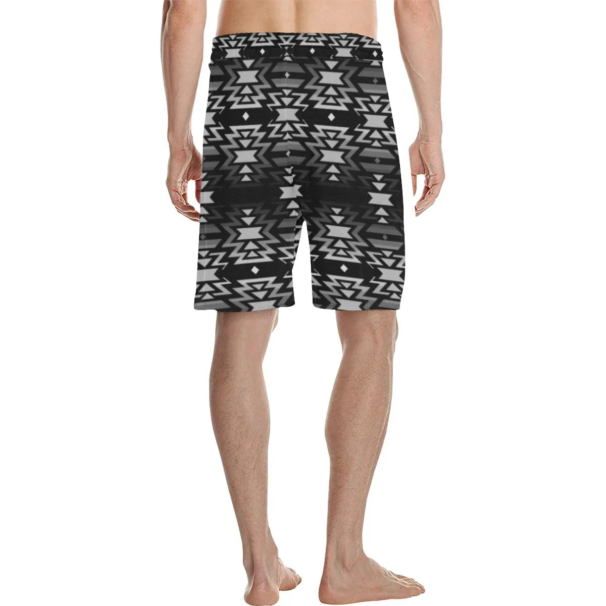 Black Fire Black and Gray Men's Casual Shorts