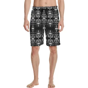 Black Fire Black and Gray Men's Casual Shorts