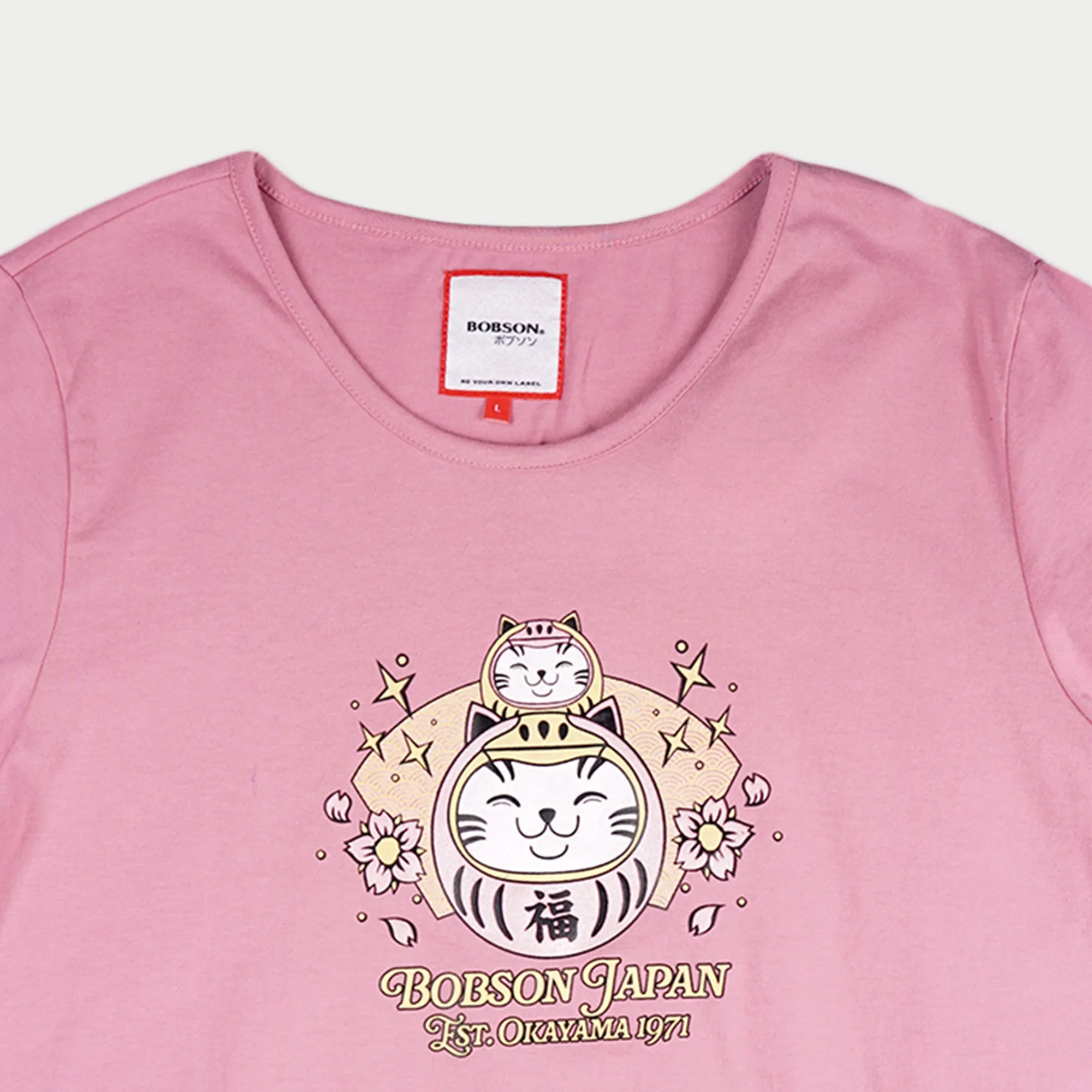 Bobson Japanese Ladies Basic Tees Relaxed Fit 160114 (Polignac)