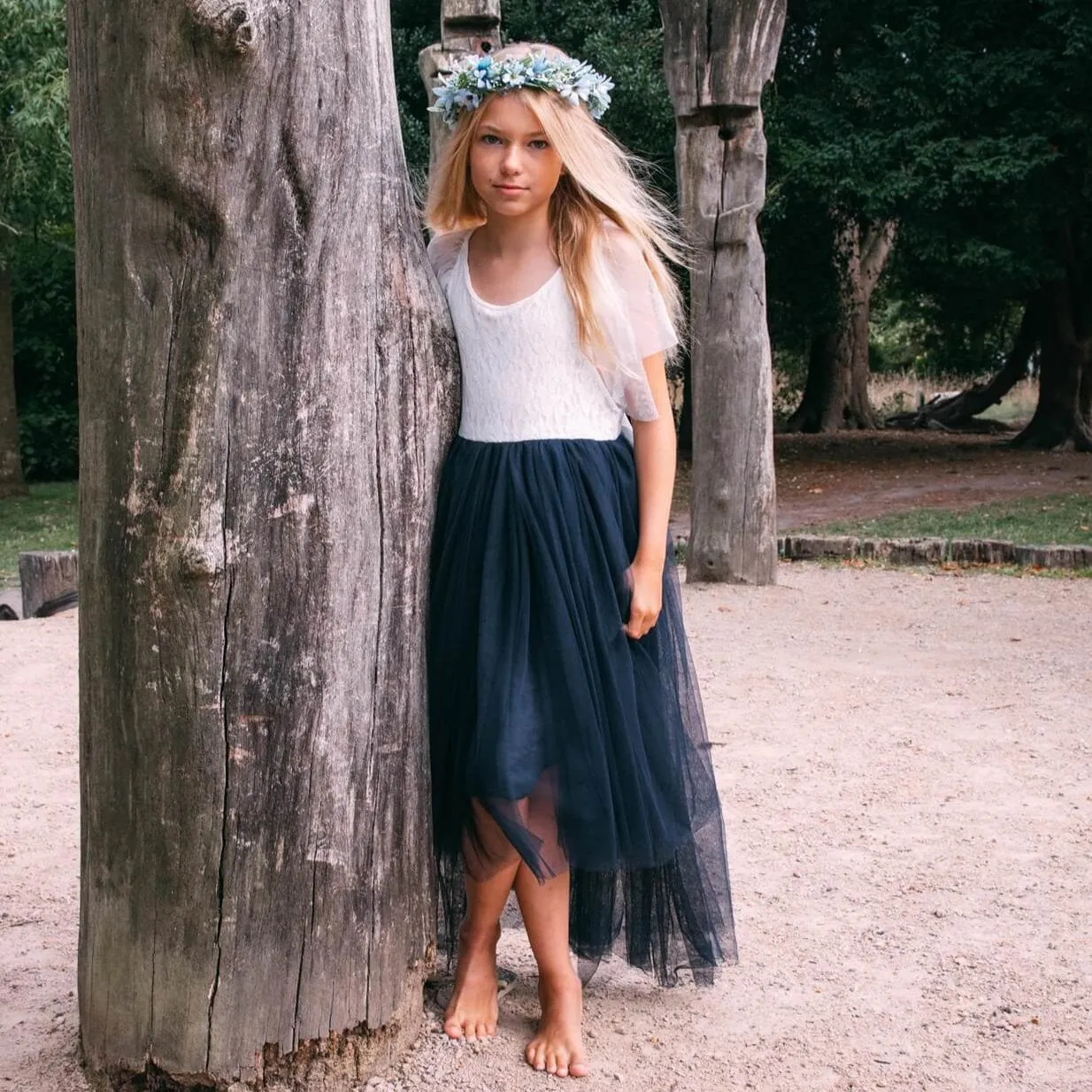 Bohemian Serendipity Dress - Navy Blue