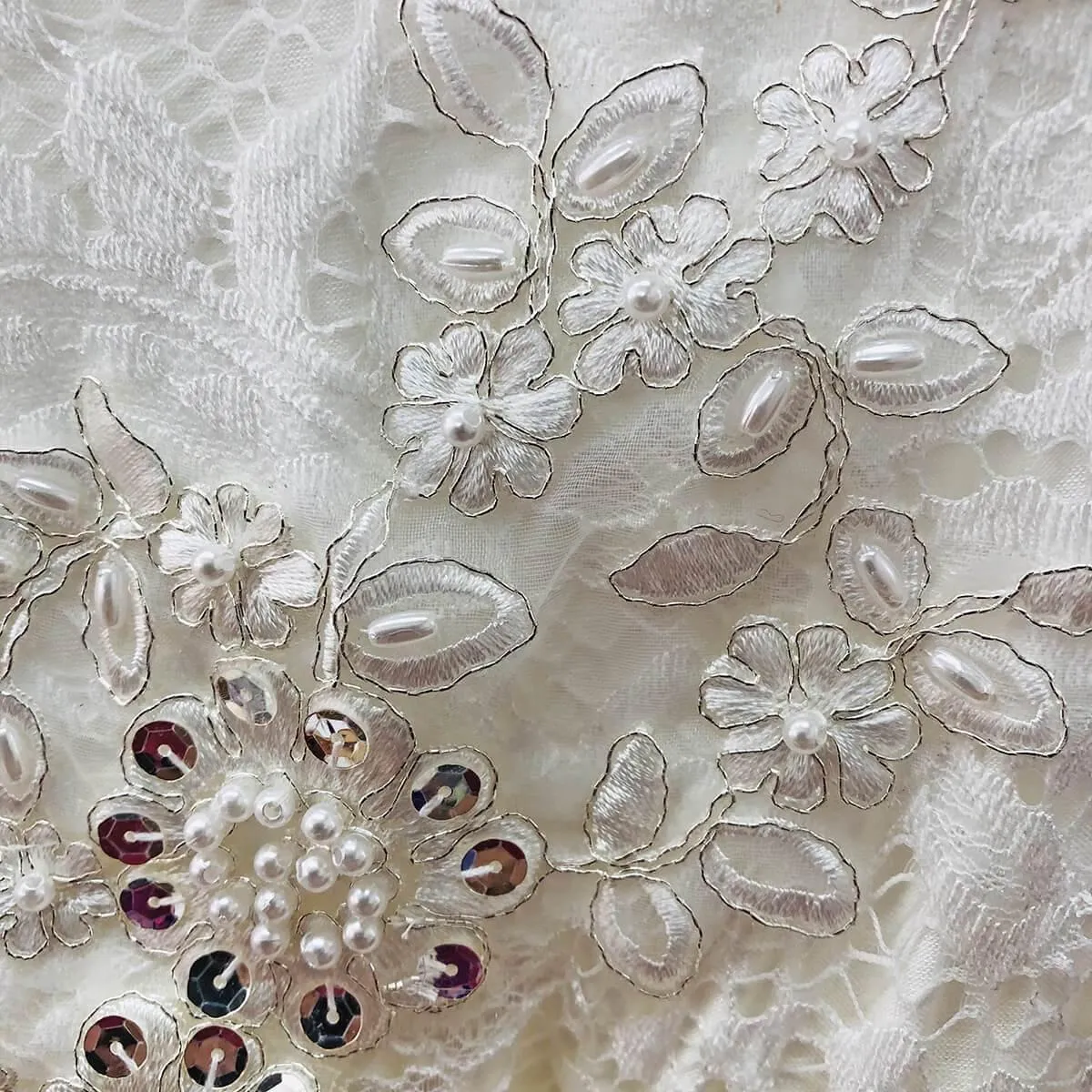Boho Dreams Dress - Ivory Cream Applique