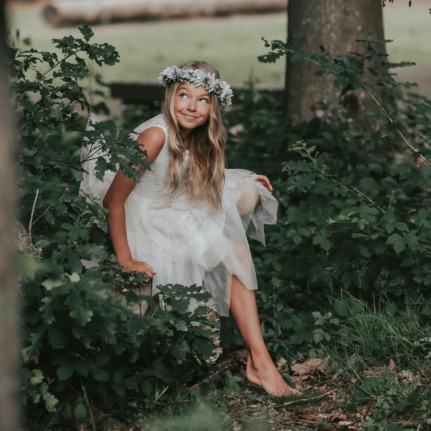 Boho Dreams Dress - Ivory Cream Applique