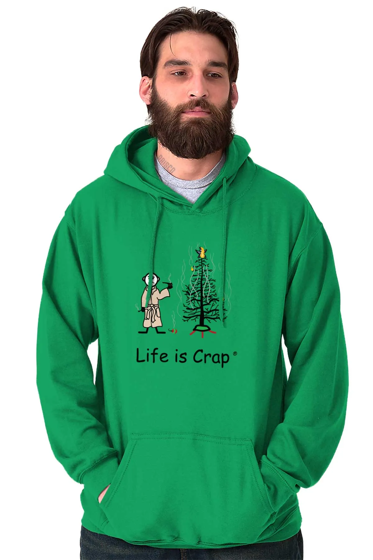 Burnt Christmas Tree Hoodie