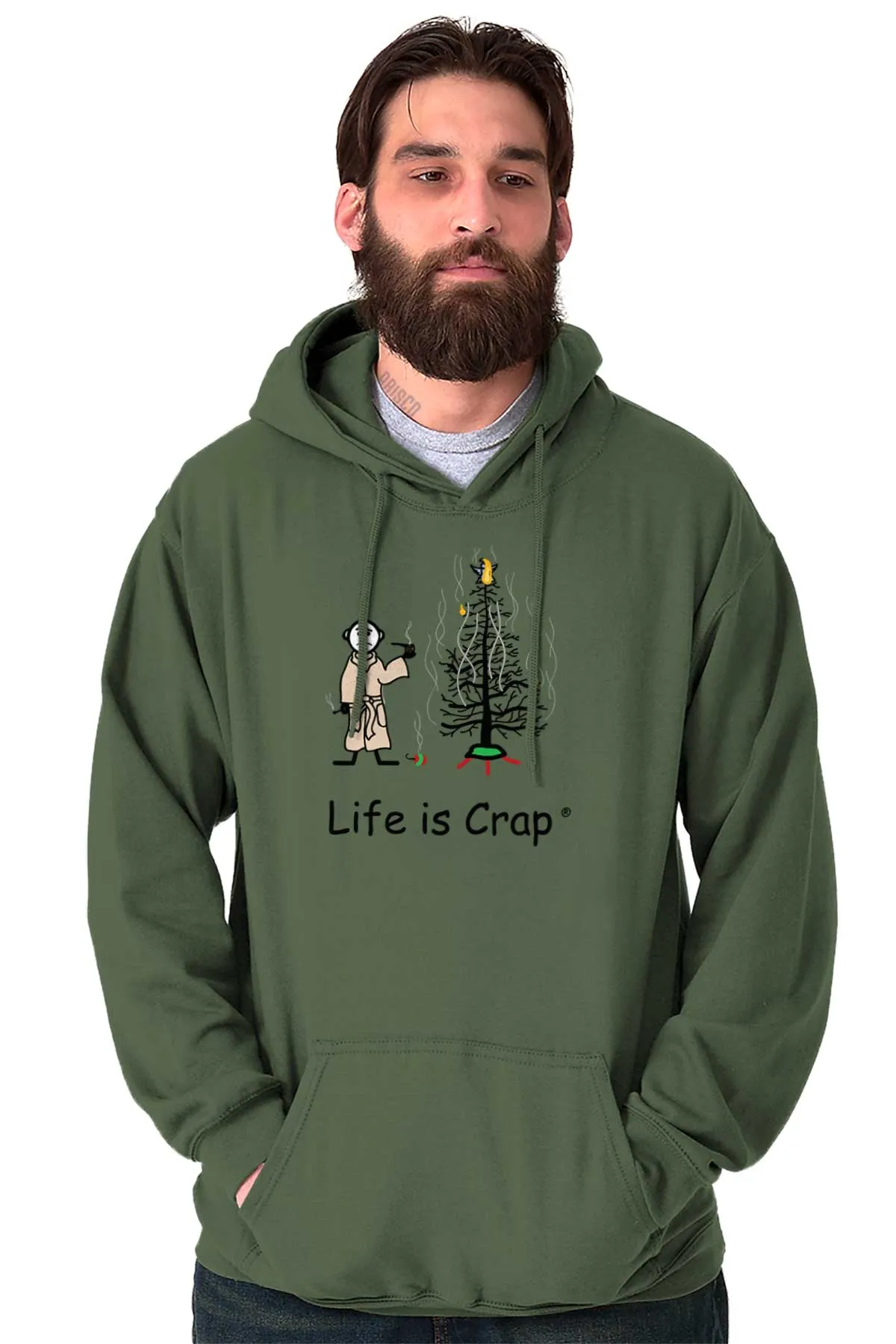 Burnt Christmas Tree Hoodie