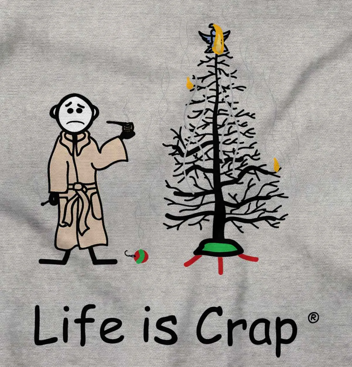 Burnt Christmas Tree Hoodie