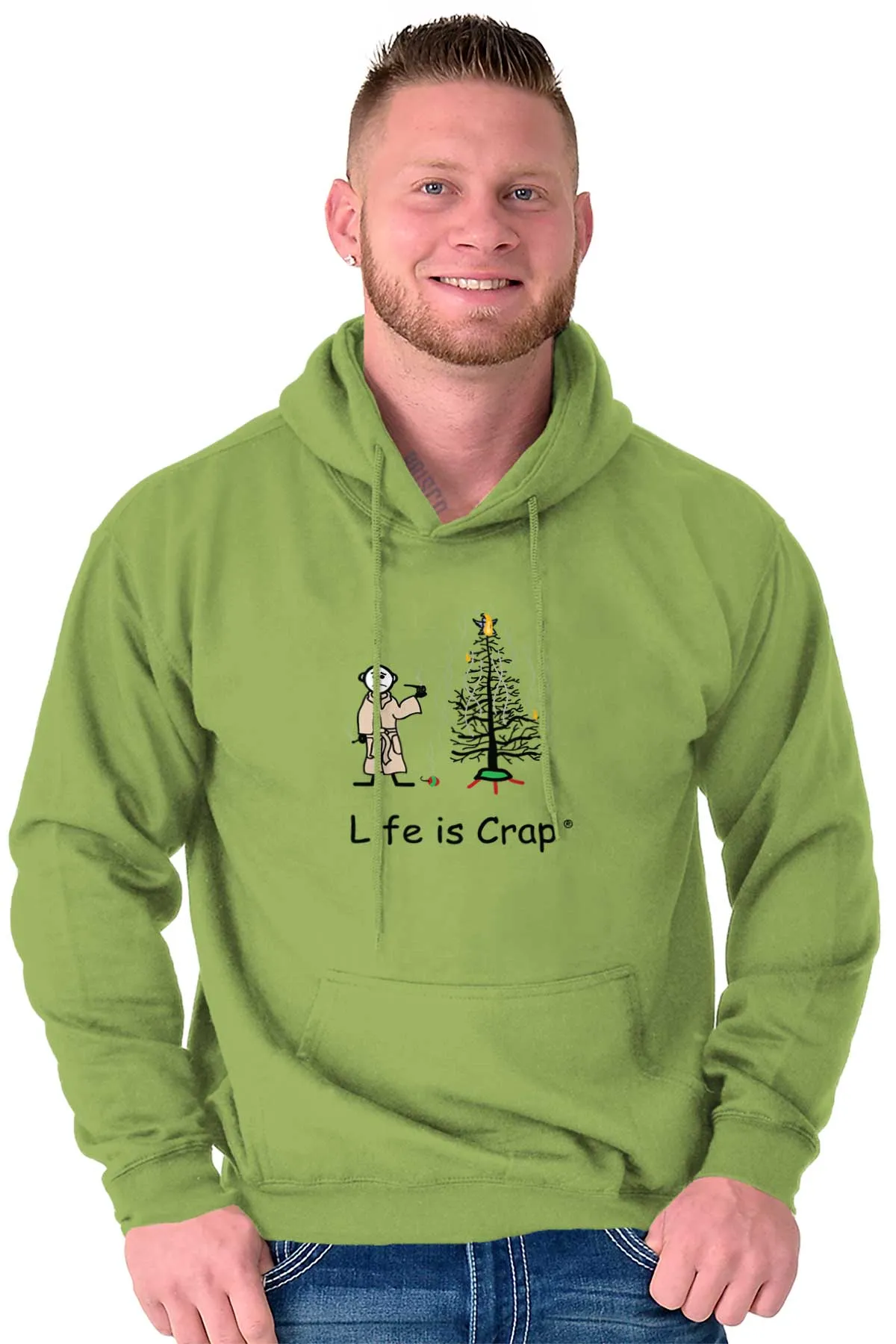 Burnt Christmas Tree Hoodie