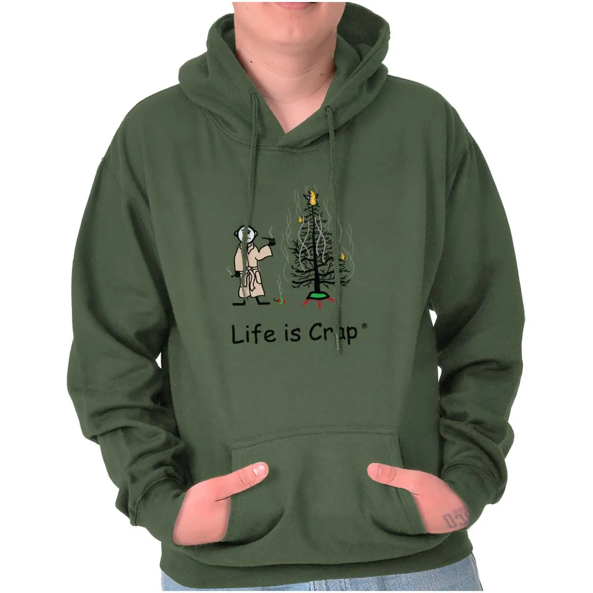 Burnt Christmas Tree Hoodie