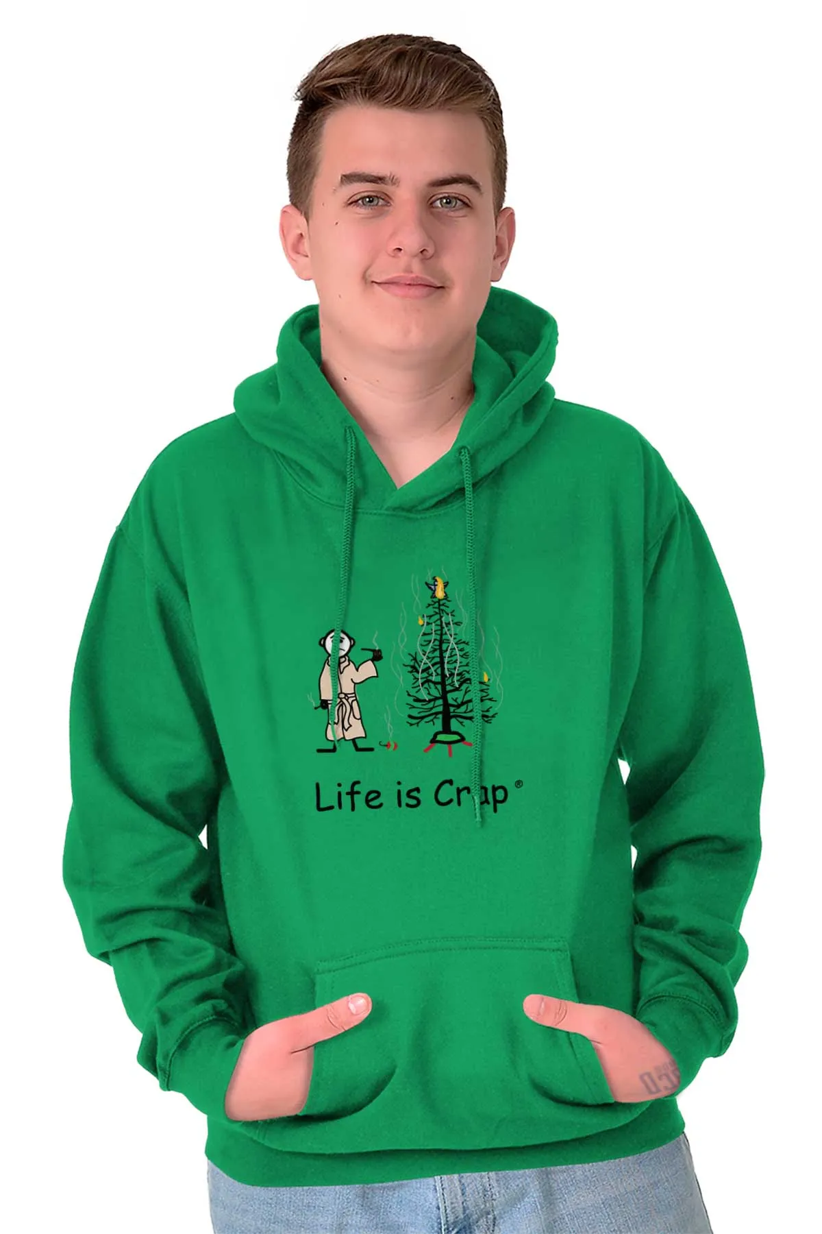 Burnt Christmas Tree Hoodie