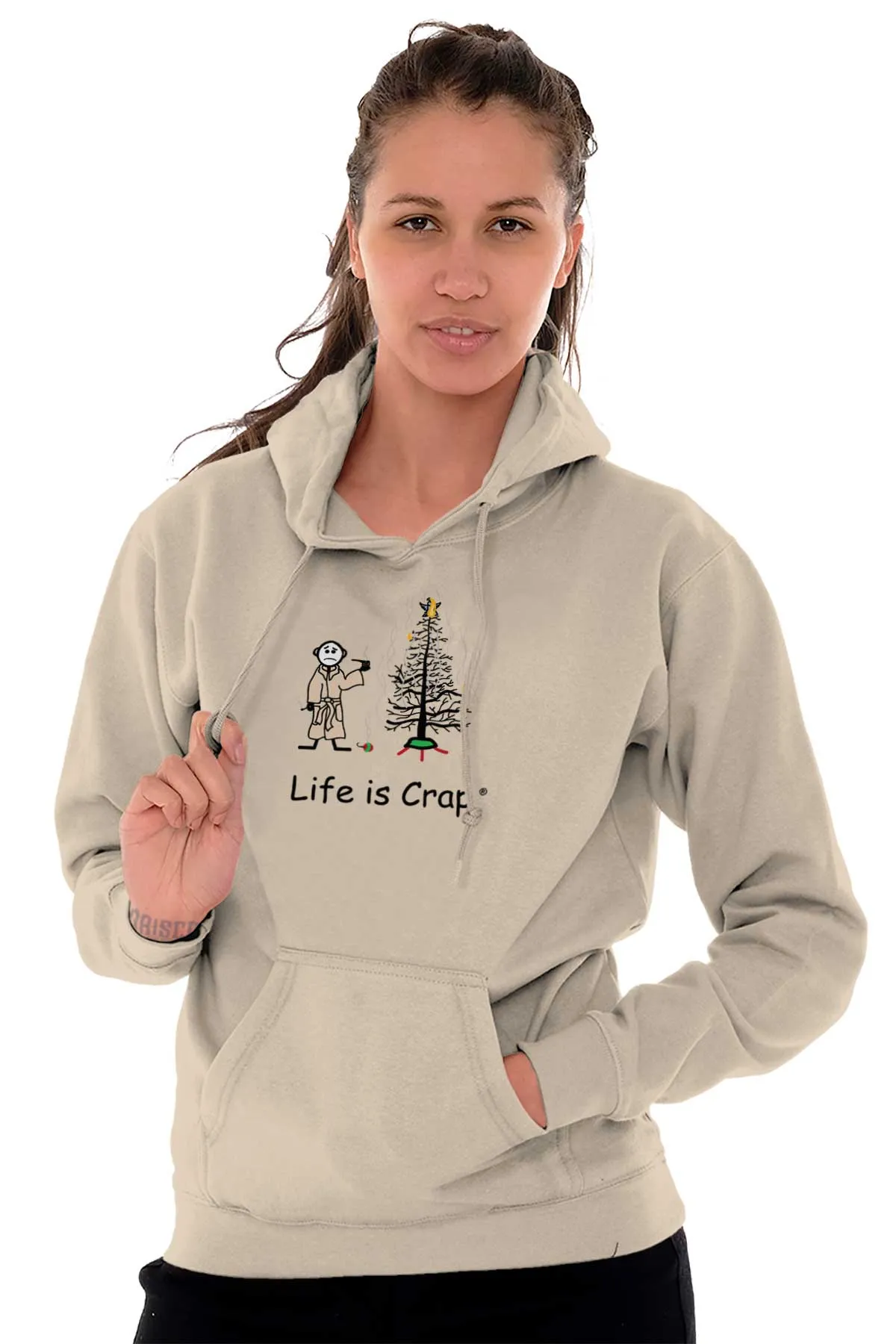 Burnt Christmas Tree Hoodie