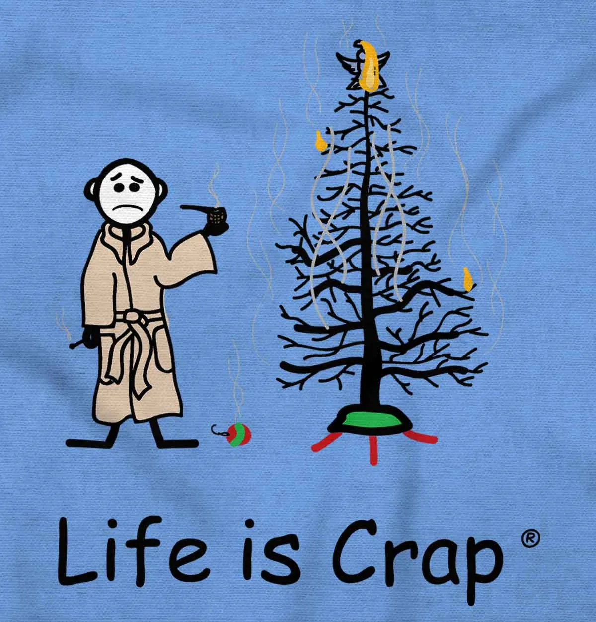 Burnt Christmas Tree Hoodie