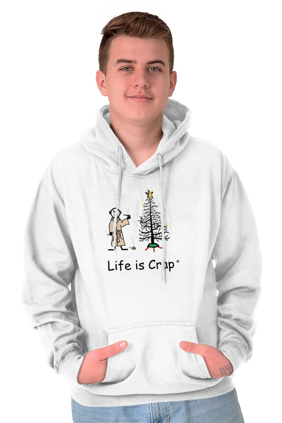 Burnt Christmas Tree Hoodie