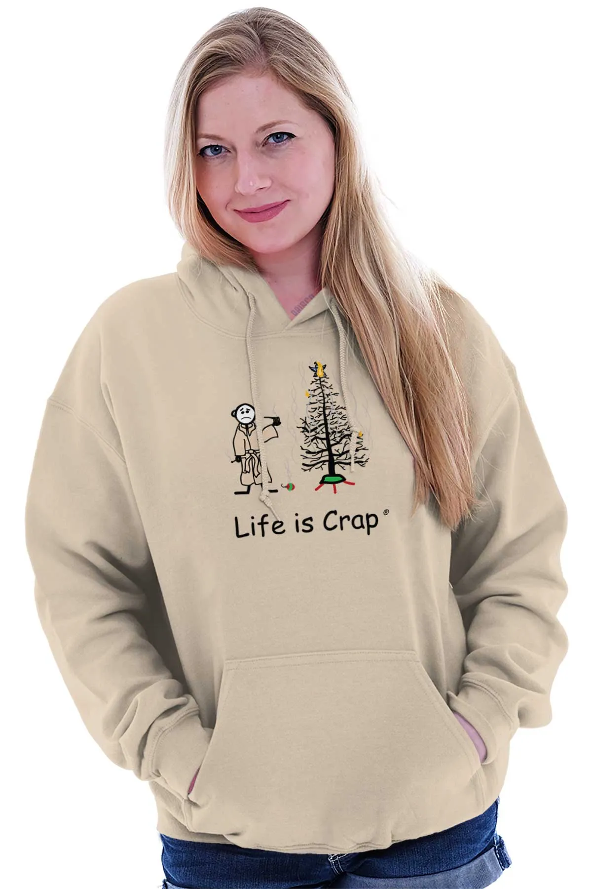 Burnt Christmas Tree Hoodie