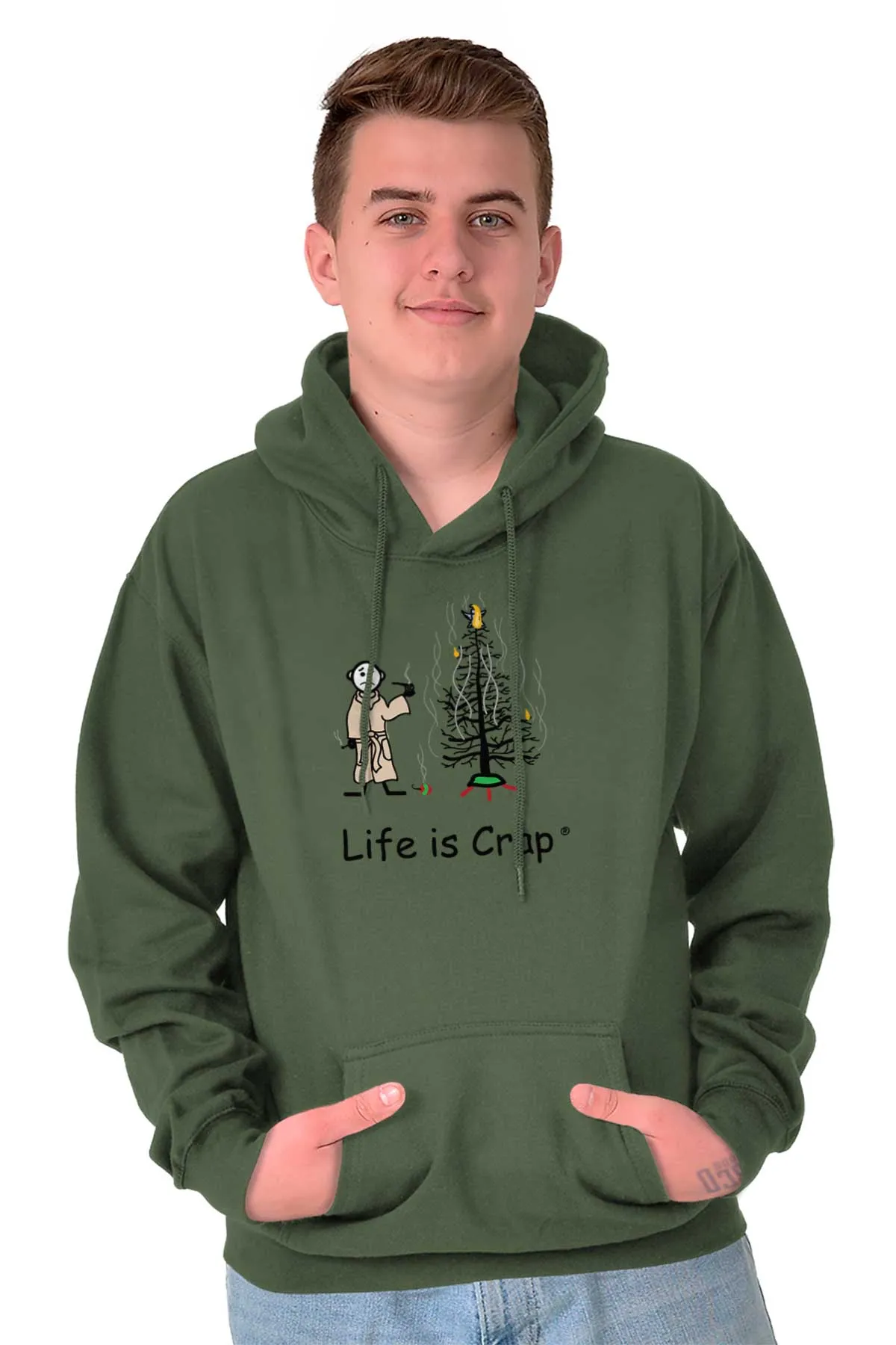 Burnt Christmas Tree Hoodie
