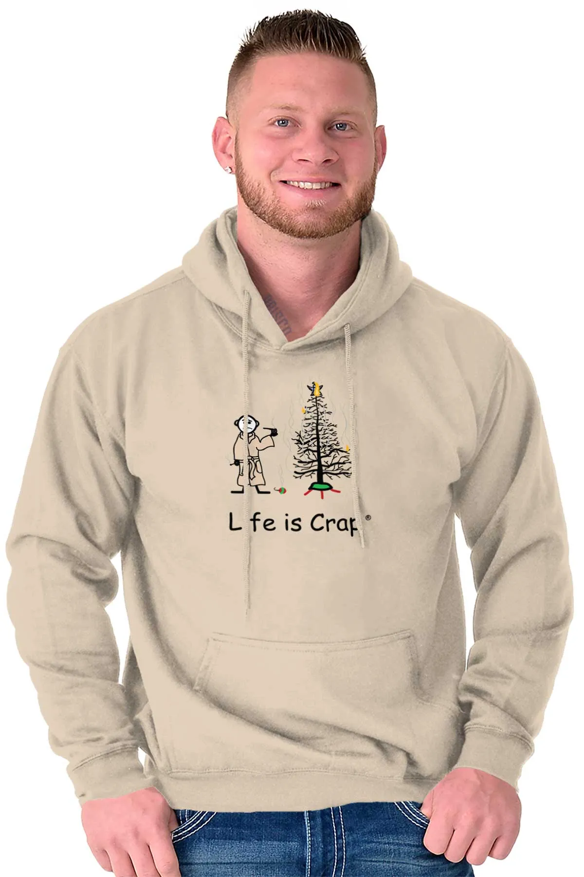 Burnt Christmas Tree Hoodie