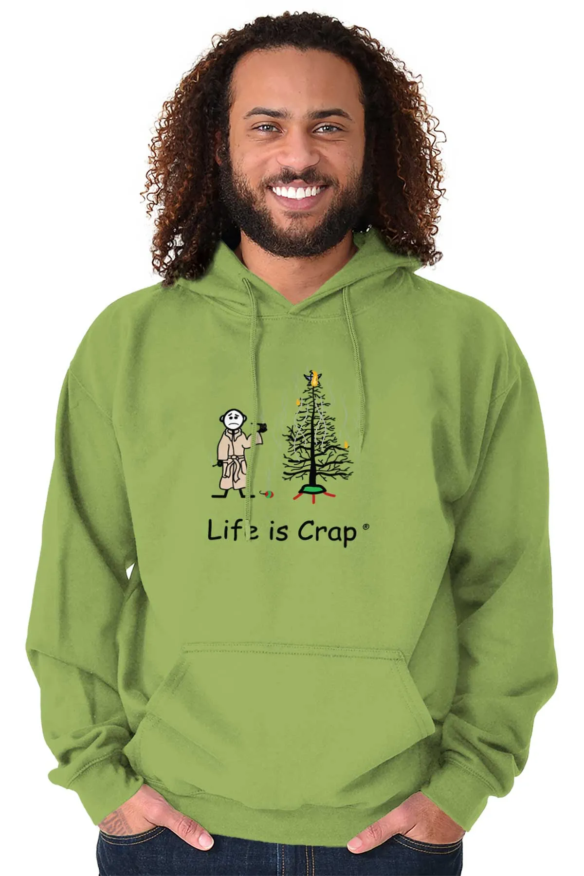 Burnt Christmas Tree Hoodie
