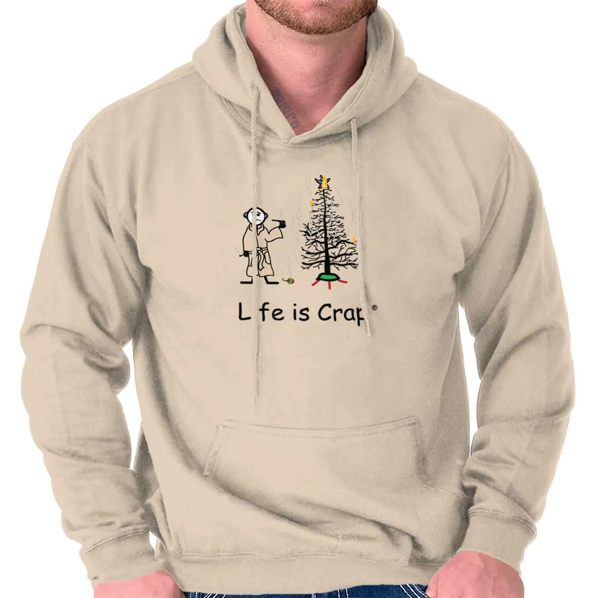 Burnt Christmas Tree Hoodie