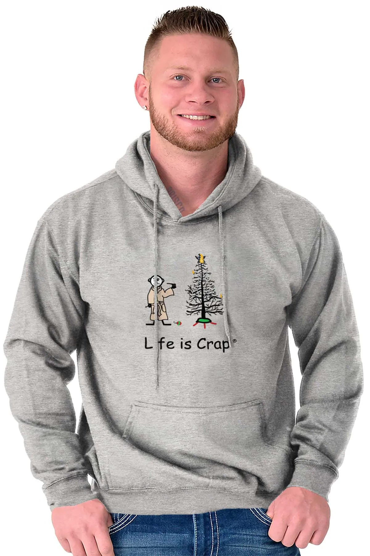 Burnt Christmas Tree Hoodie