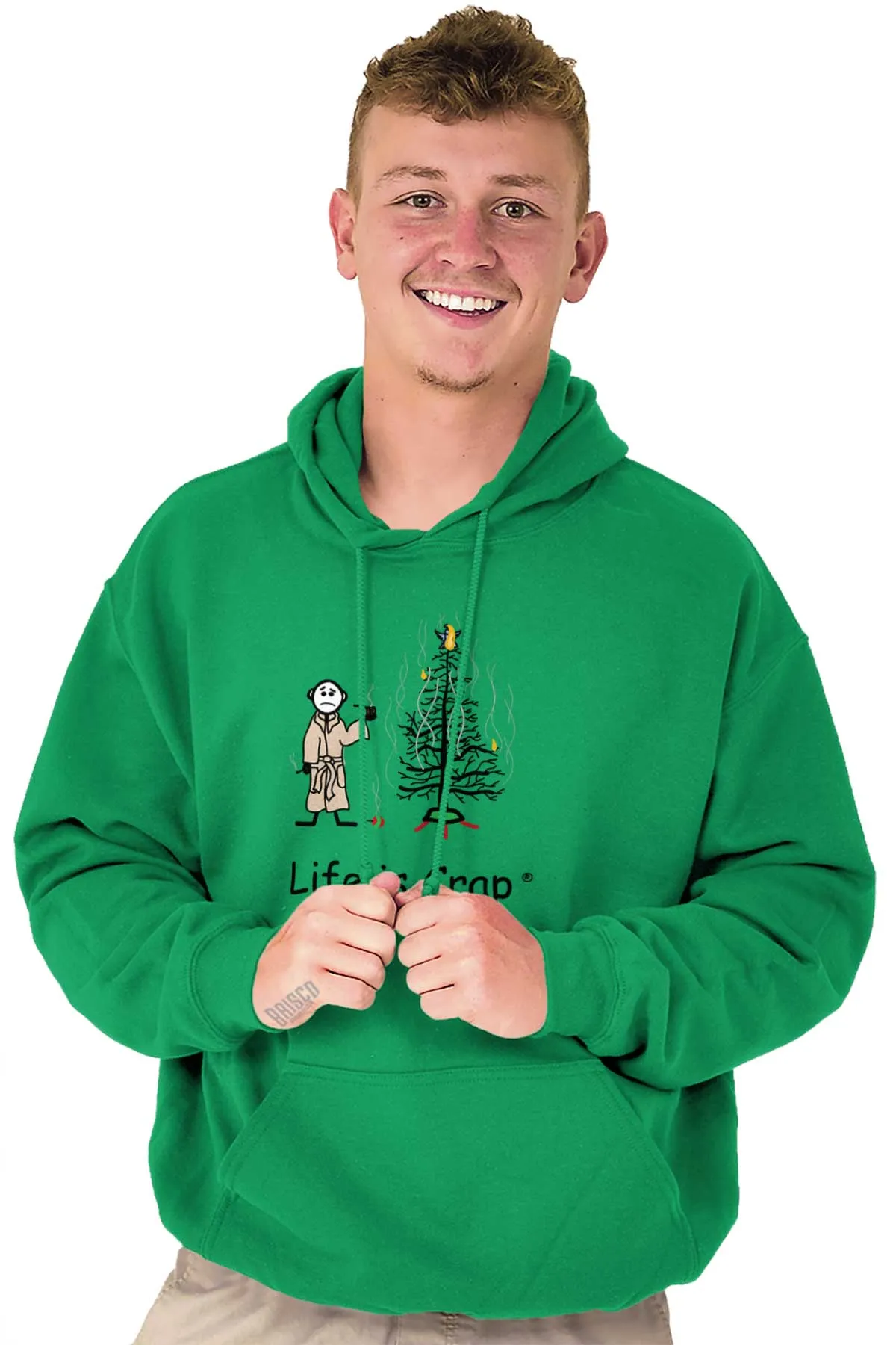 Burnt Christmas Tree Hoodie