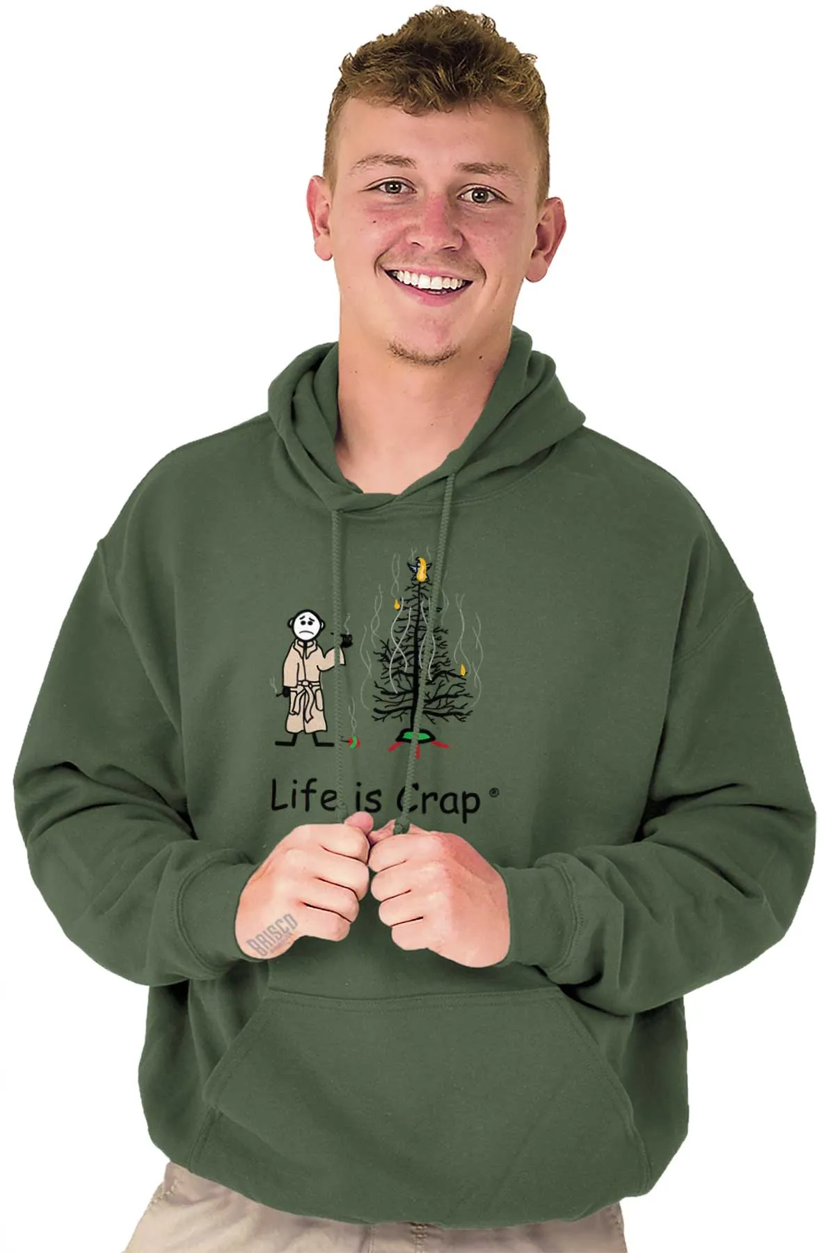 Burnt Christmas Tree Hoodie