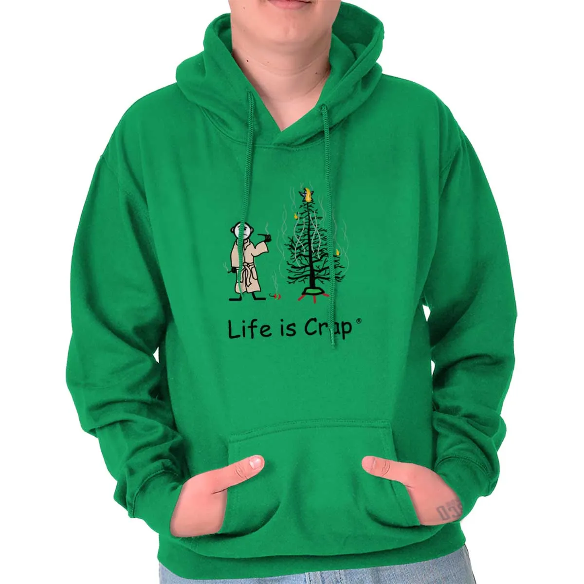 Burnt Christmas Tree Hoodie