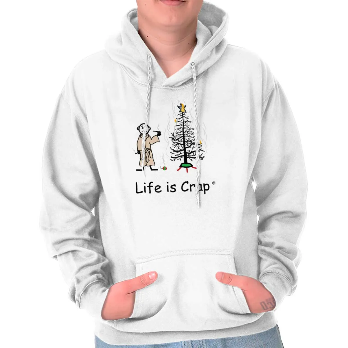 Burnt Christmas Tree Hoodie
