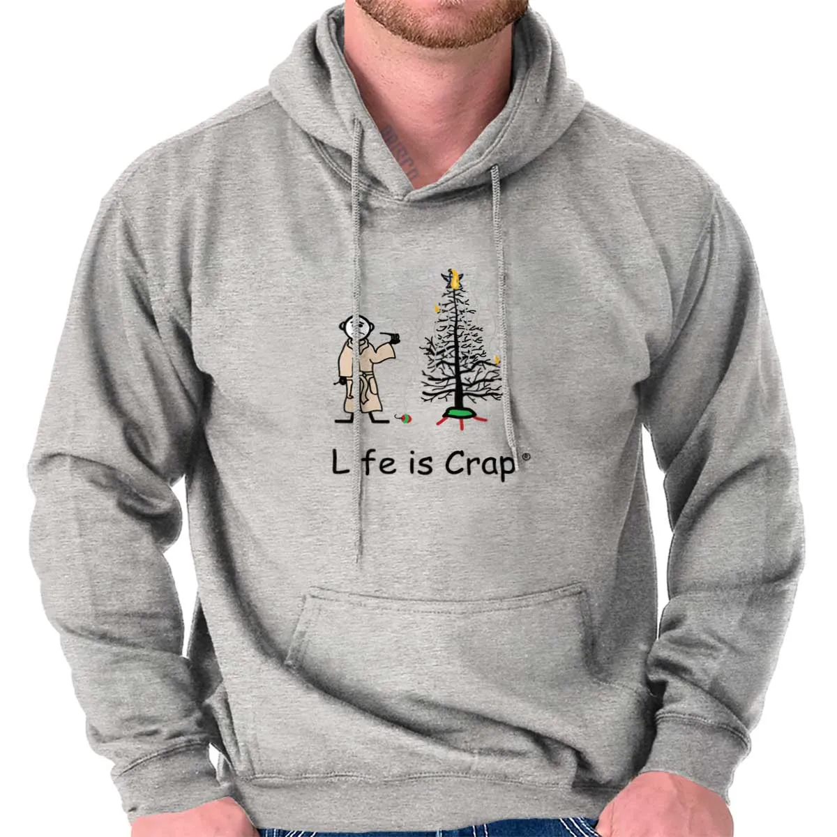 Burnt Christmas Tree Hoodie