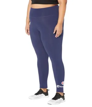 Champion womens Authentic 7/8 Tight Leggings, Athletic Navy-586169, Small US