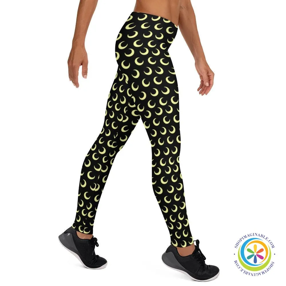 Crescent Moon Full Length Leggings