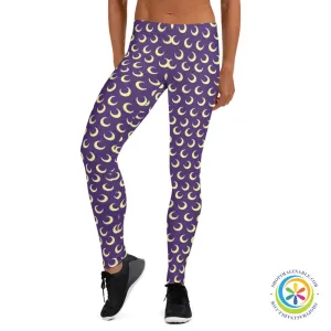 Crescent Moon Full Length Leggings