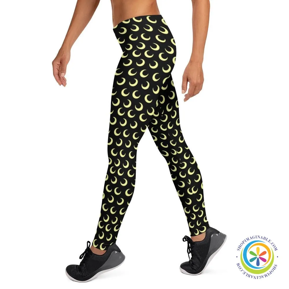 Crescent Moon Full Length Leggings