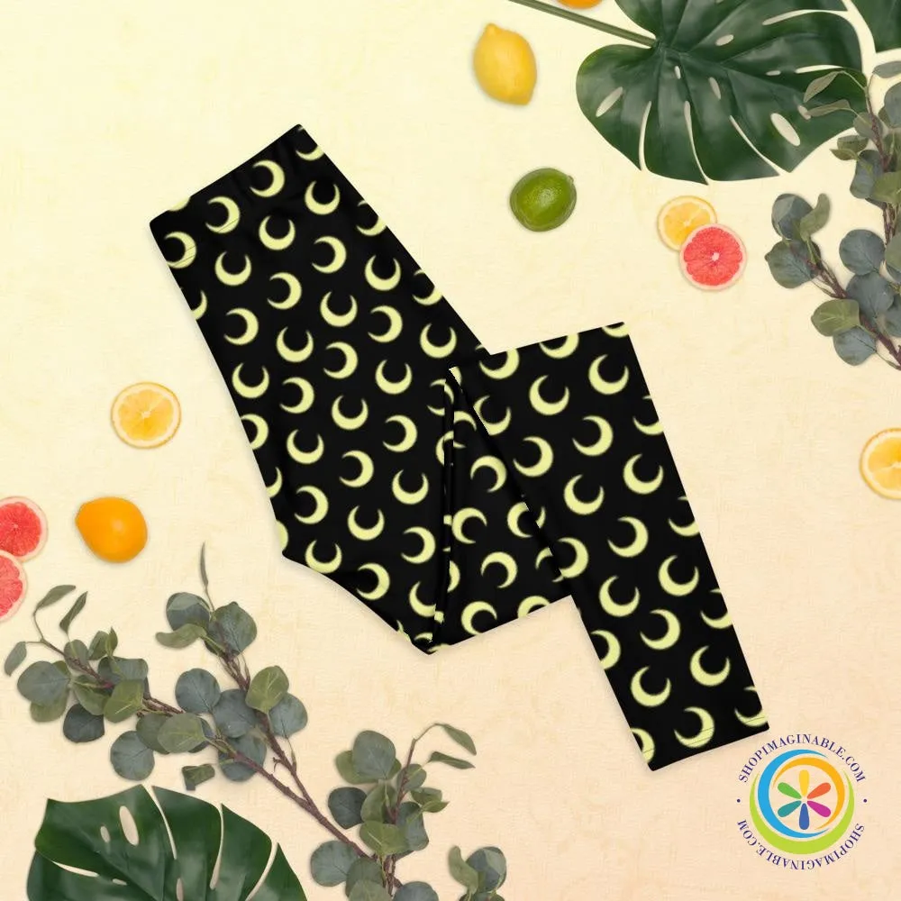Crescent Moon Full Length Leggings