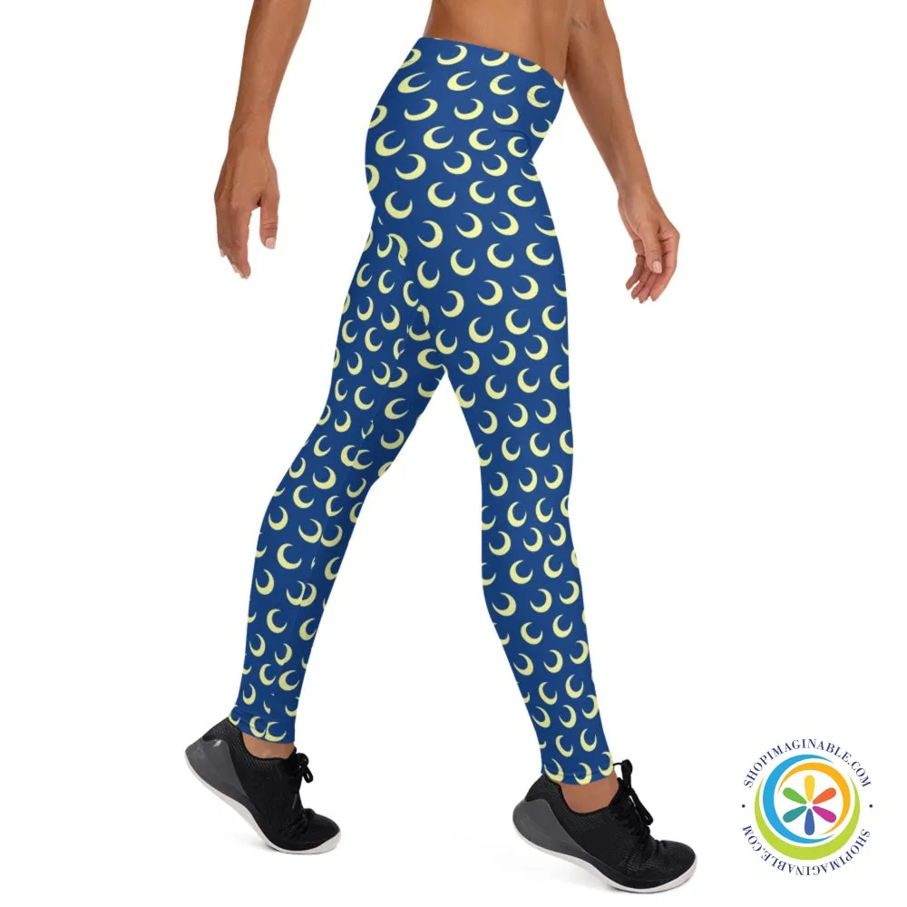 Crescent Moon Full Length Leggings