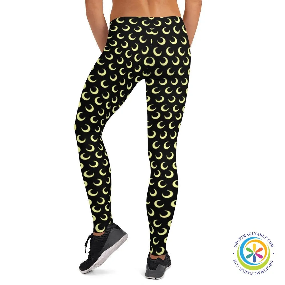 Crescent Moon Full Length Leggings