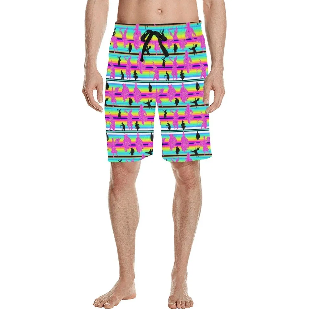 Dancers Sunset Contest Men's Casual Shorts
