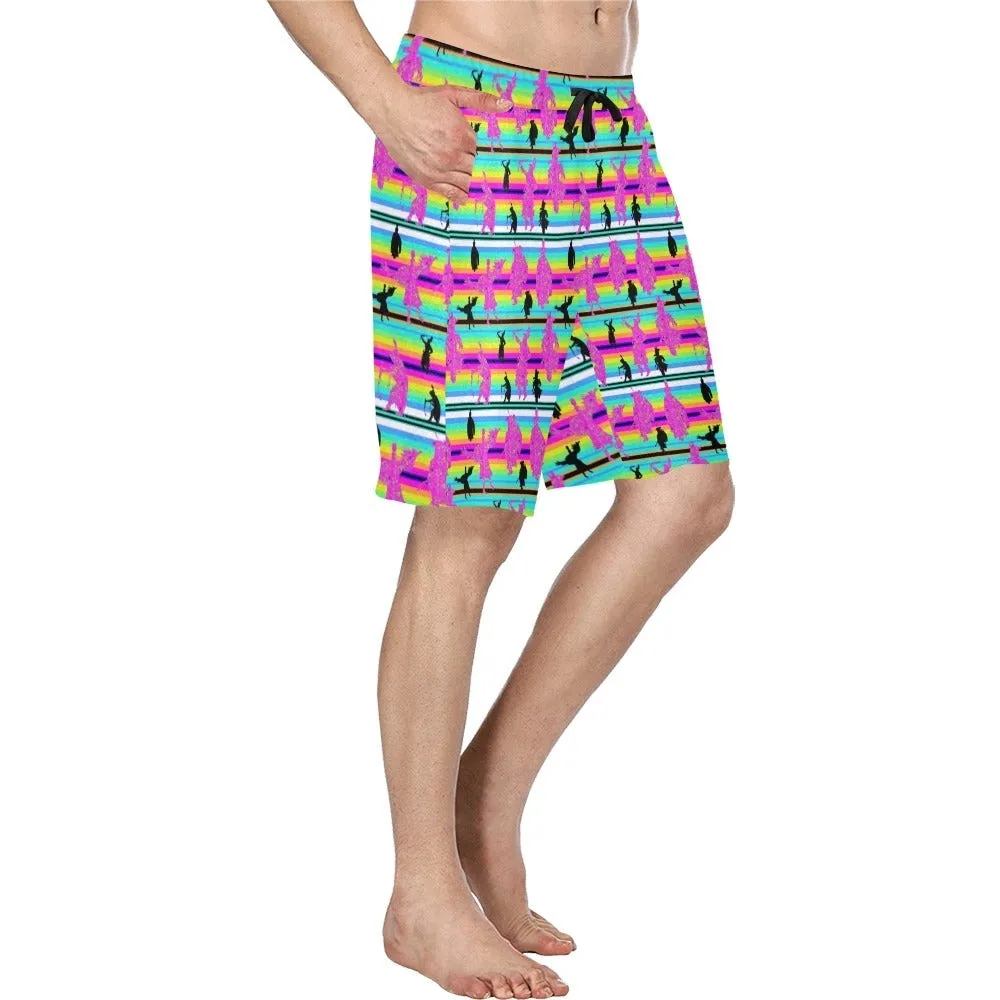 Dancers Sunset Contest Men's Casual Shorts