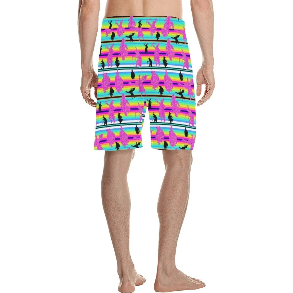 Dancers Sunset Contest Men's Casual Shorts