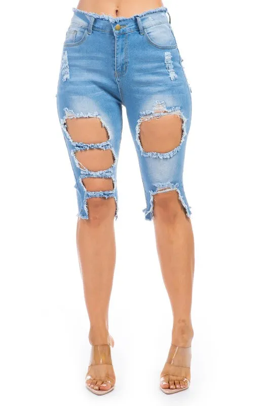 DENIM SHORT