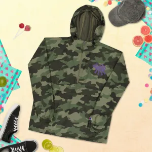 Embroidered Champion Packable Jacket Coyote