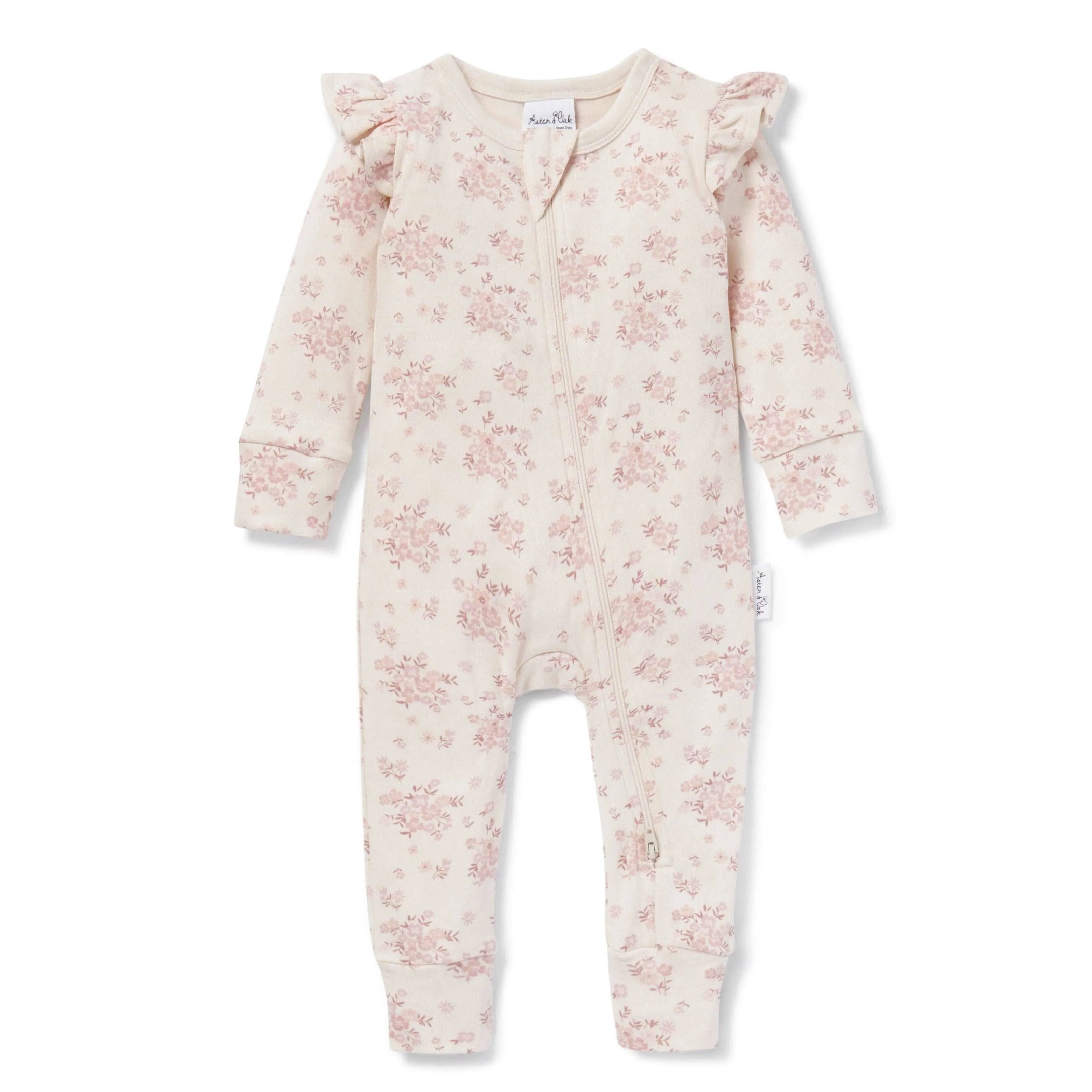 Emmy Floral Zip Romper