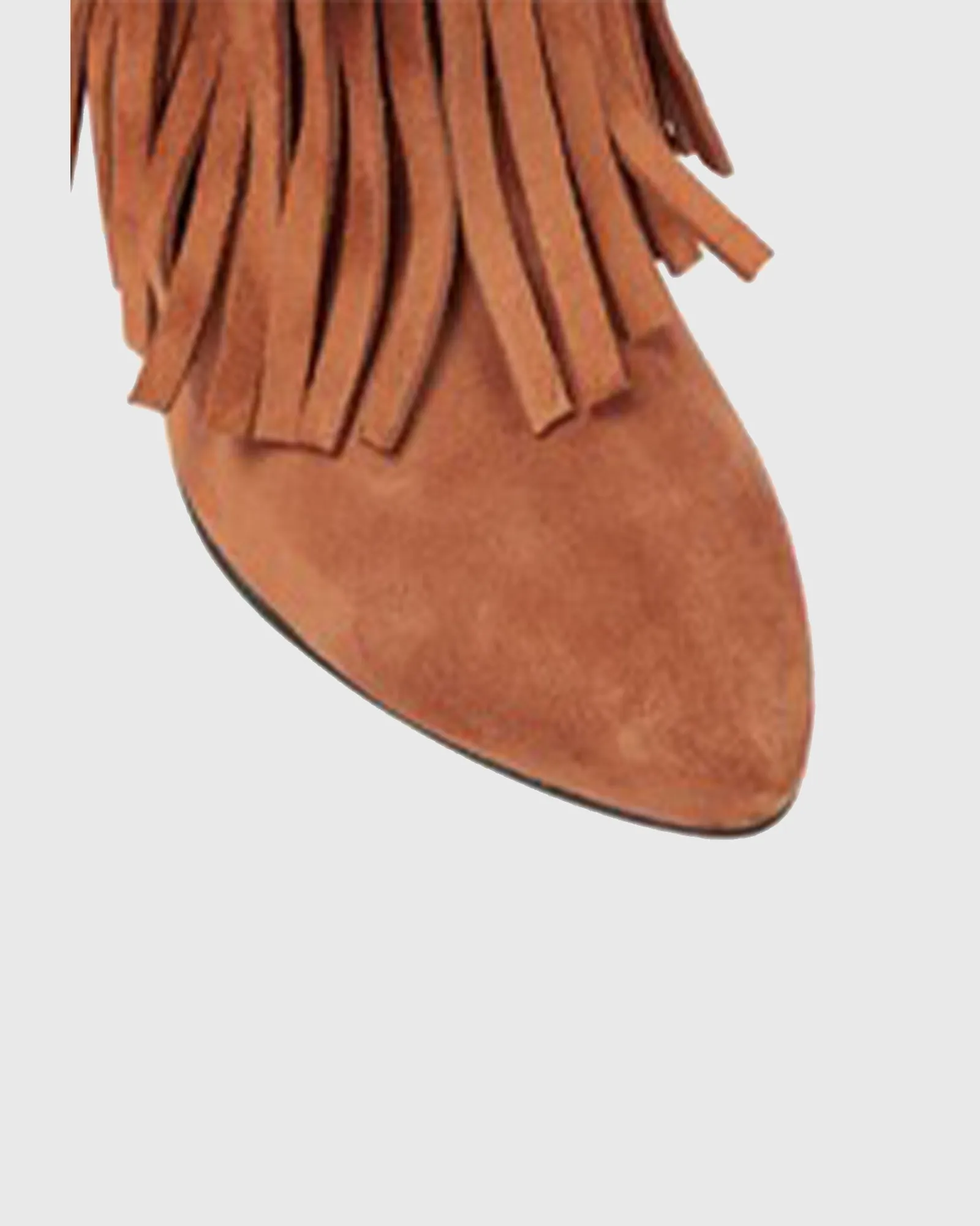 Fella Fringe Buckle Suede Ankle Boots