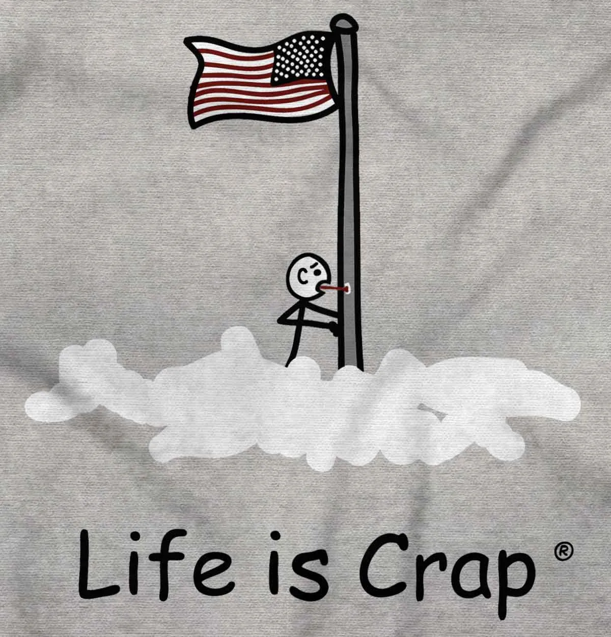 Flag Pole Tongue Hoodie