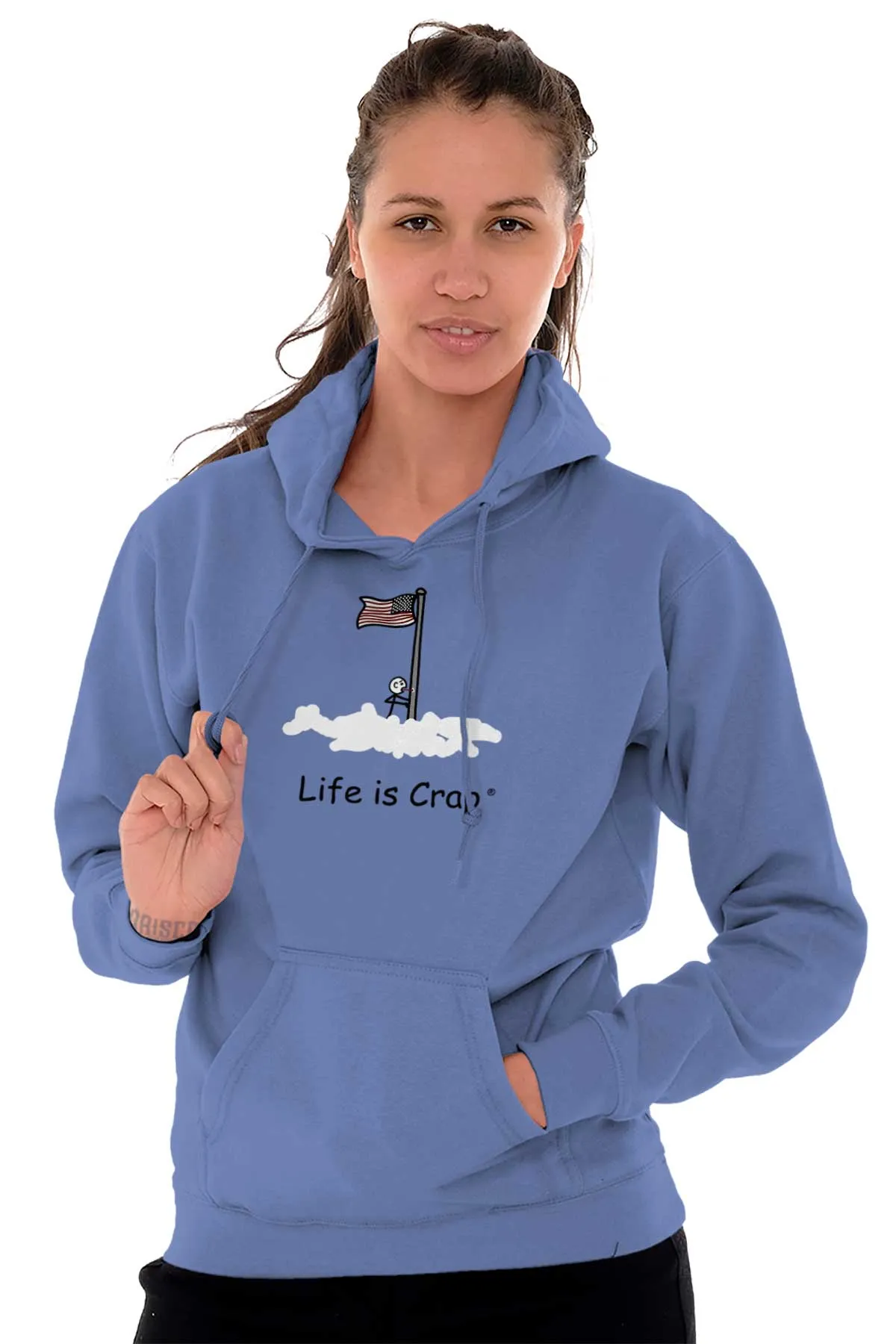 Flag Pole Tongue Hoodie