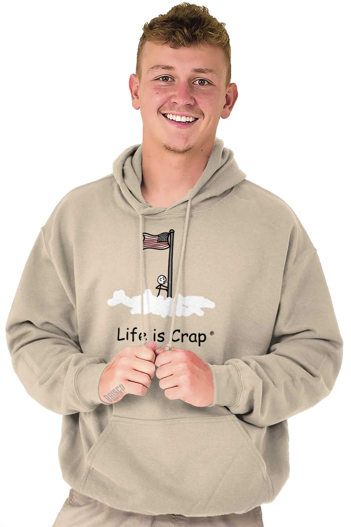 Flag Pole Tongue Hoodie