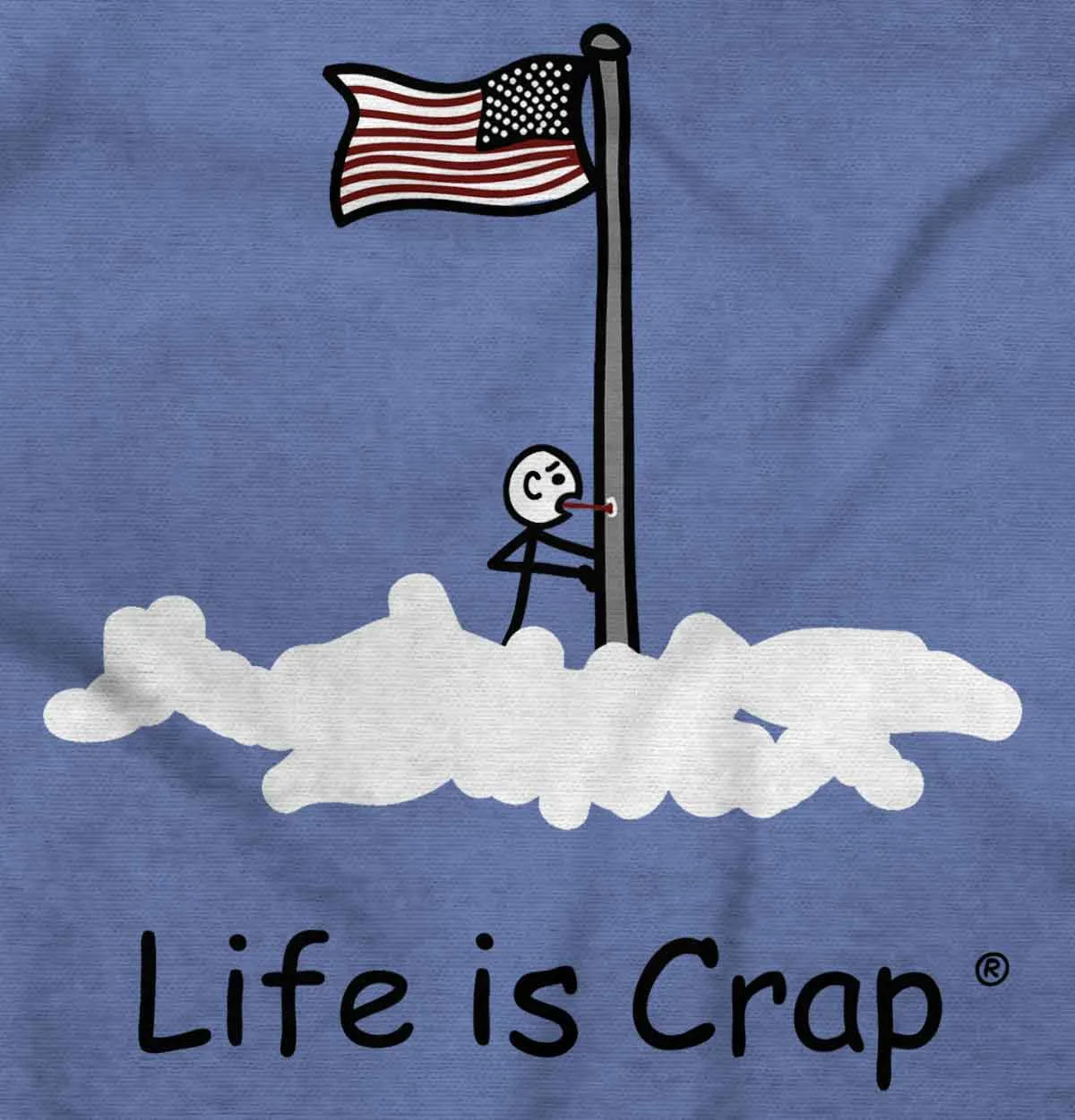 Flag Pole Tongue Hoodie