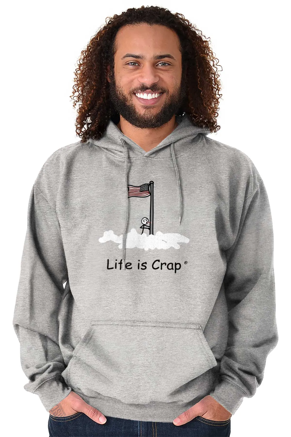 Flag Pole Tongue Hoodie