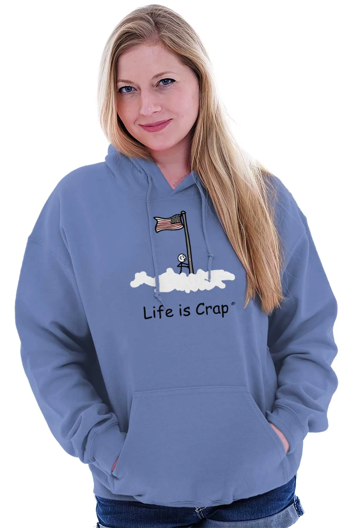 Flag Pole Tongue Hoodie