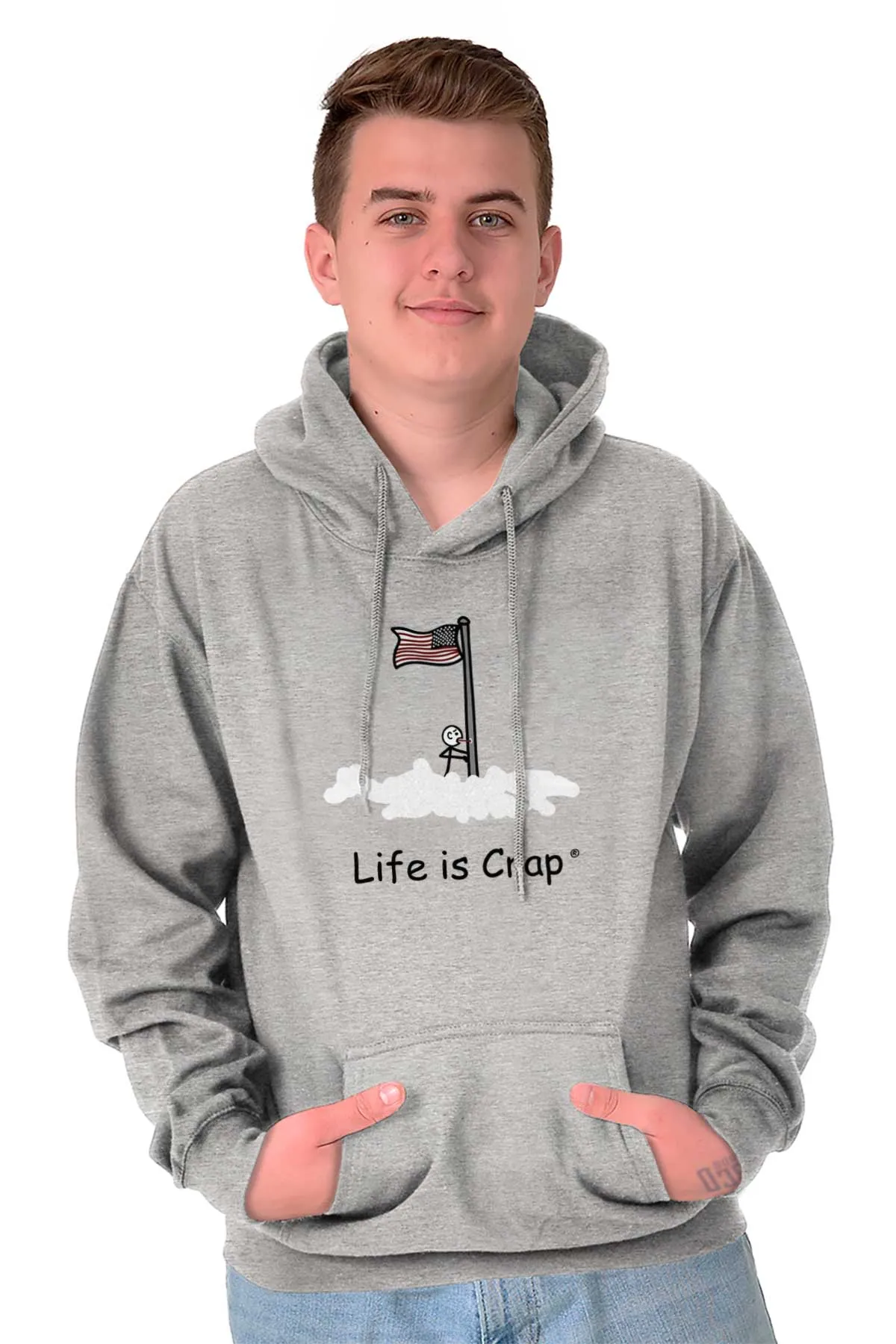 Flag Pole Tongue Hoodie
