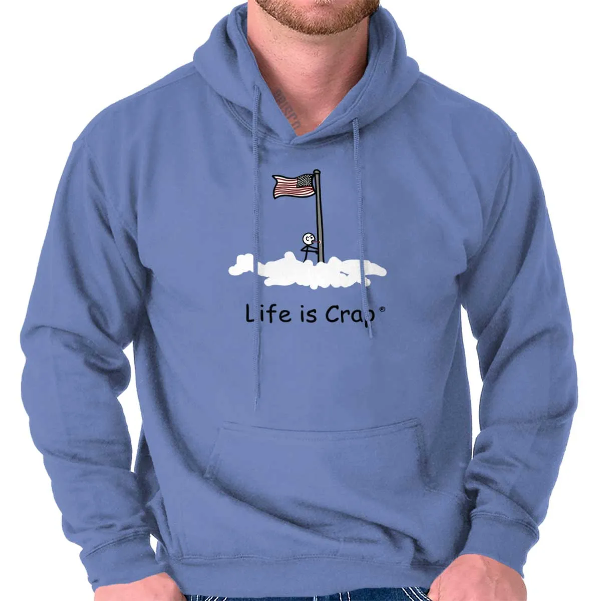 Flag Pole Tongue Hoodie